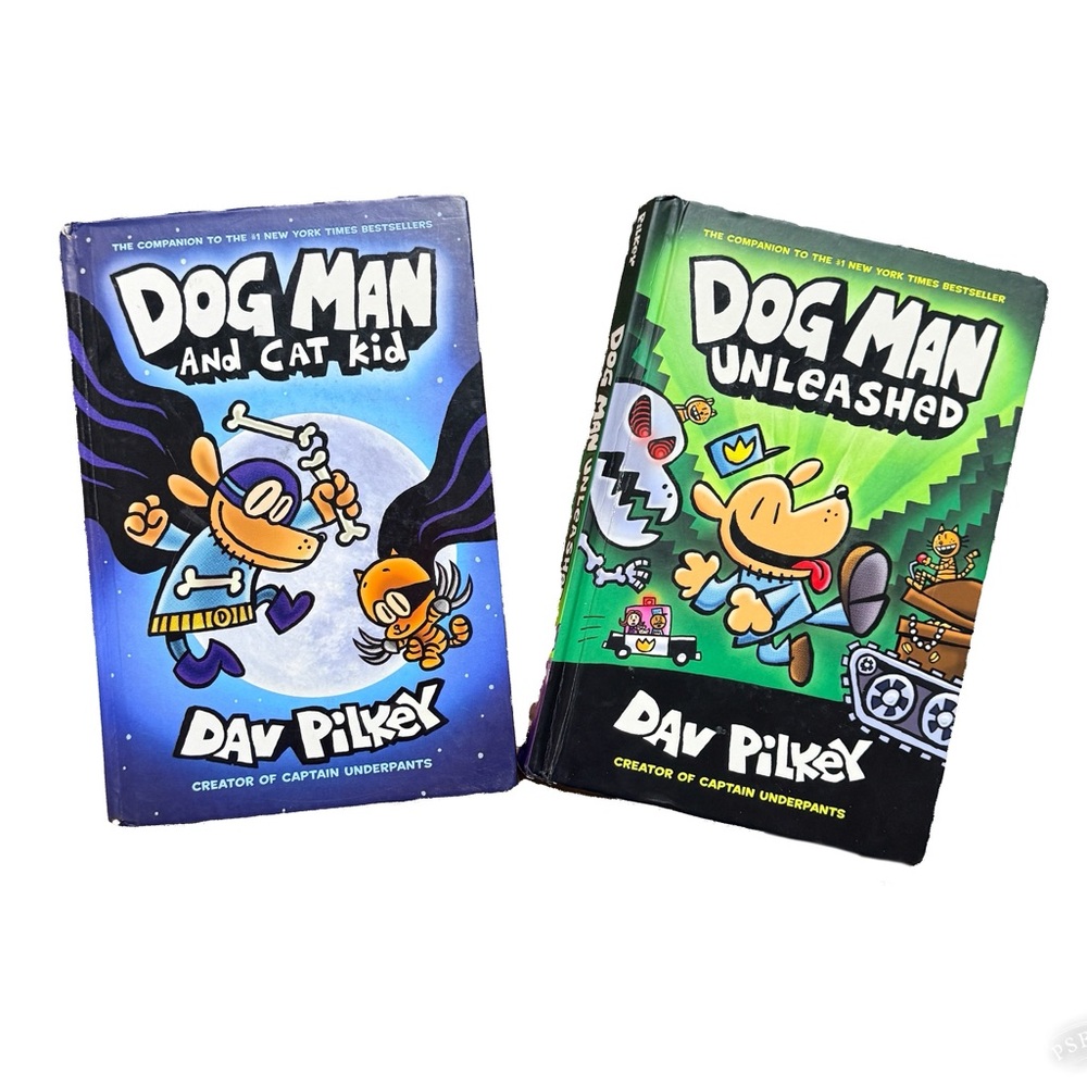 Dog Man Books Set of Two!